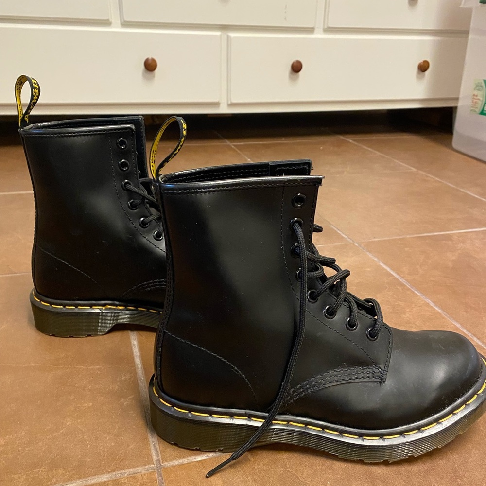 Dr. Marten boots, size 7 color black